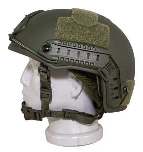 Шлем баллистический, аналог Ops-Core FAST, класс защиты NIJ IIIA, олива (Б/У)