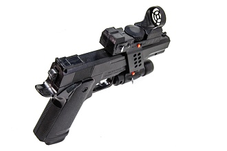 Пистолет Galaxy Colt 1911 с фонарем и коллиматором (g053c)