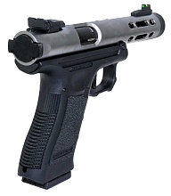 Пистолет WE Galaxy G Series silver , greengas (we-gx01-sv)