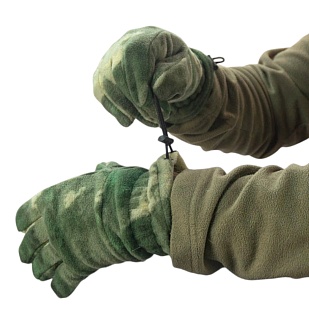 Перчатки Strike 9 размер флис, A-TACS Camo