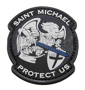детальное фото Нашивка Zlo "Saint Michael Protect US" интернет-магазин "Планета страйкбола"