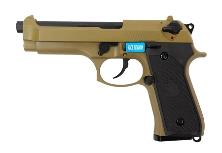 фото детально пистолет we beretta m92fs greengas tan(gp301t) интернет-магазин "Планета страйкбола"