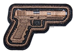 детальное фото Нашивка Zlo "Glock" coyote интернет-магазин "Планета страйкбола"