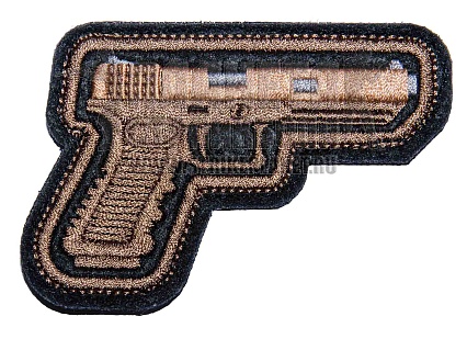 детальное фото Нашивка Zlo "Glock" coyote интернет-магазин "Планета страйкбола"