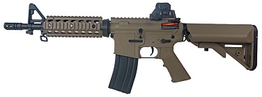 фото детально автомат cyma m4 cqb-r, tan, нейлон (cm606tn) интернет-магазин "Планета страйкбола"