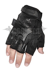детальное фото Перчатки Mechanix M-Pact Fingerless полпальца черные L (mfl-55-540) интернет-магазин "Планета страйкбола"