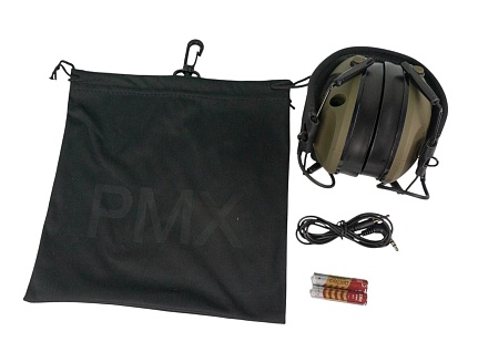 Наушники активные PMX-AN7s Tactical PRO, олива