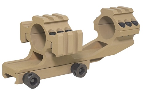 фото Крепление для оптики BigDragon 25.4mm One Piece Cantilever Scope Mount, tan (bd9019a) интернет-магазин "Планета страйкбола"