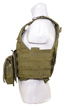 Плитоносец Sabado с подсумками, олива (Б/У)