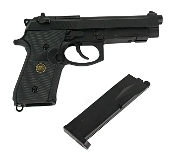 WE Пистолет Beretta M92F, co2, рельса (cp321)
