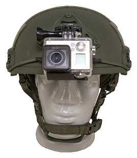 Крепление камеры GoPro Strike на шлем (Rhino / NVG) с винтом, короткое