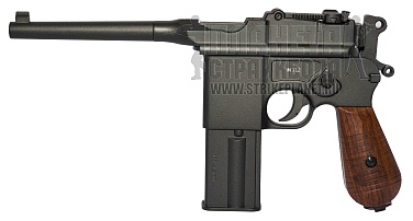 пистолет пневматический gletcher mauser m712 co2 4.5мм