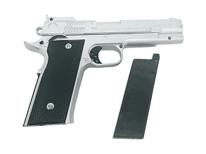детальное фото для раздела Пистолет Galaxy Smith & Wesson 945 спринг, серебристый (g20s), не работает магазин (Б/У) интернет-магазин "Планета страйкбола»