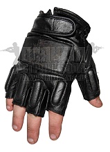 детальное фото Перчатки Dagger Police Padded полпальца черные S (di-1214s) интернет-магазин "Планета страйкбола"