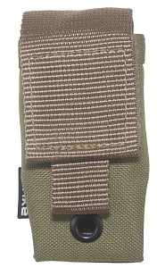 детальное фото Подсумок Strike с красной лентой, койот кордура интернет-магазин "Планета страйкбола"