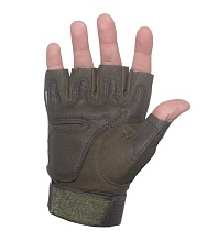 Перчатки полпальца олива M (ws20023g)