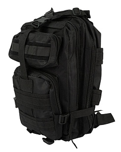 детальное фото Рюкзак штурмовой RusForce Travel 15L, чёрный интернет-магазин "Планета страйкбола"