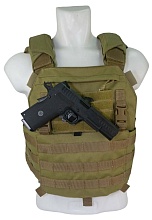 Кобура Strike TRIG для пистолета Colt Hi Capa на MOLLE, пластик, черный