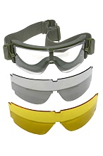 Очки Kingrin X800 олива (ma-33-od-l)