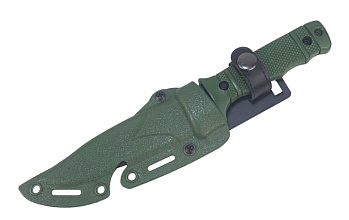 нож тренировочный cyma, олива, пластик (hy016od)