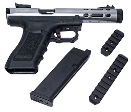 Пистолет WE Galaxy G Series silver , greengas (we-gx01-sv)