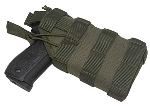Кобура для пистолета c ЛЦУ/фонарем Strike правая, олива