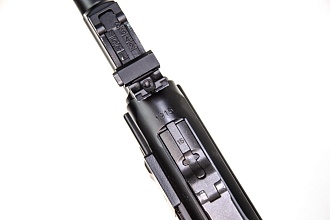 WE Пистолет Luger P-08 8", черный (gp403)