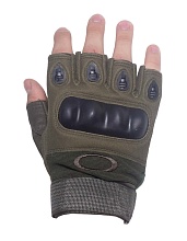 Перчатки полпальца олива M (ws20023g)