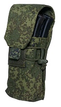 Подсумок Strike под 2 магазина АК с клапаном, цифра кордура