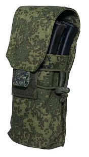 Подсумок Strike под 2 магазина АК с клапаном, цифра кордура
