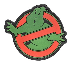 детальное фото Нашивка Zlo "Ghostbusters" зеленый пвх интернет-магазин "Планета страйкбола"