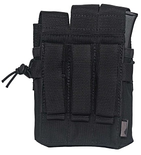 Подсумок Strike для 3 магазинов пистолета-пулемета ПП, черный кордура