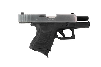 WE Пистолет Glock 27 Gen.4, серебристый слайд (WE-G006B-SV)