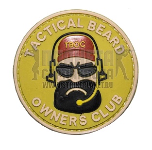 детальное фото Нашивка Zlo "Tactical beard" пвх интернет-магазин "Планета страйкбола"