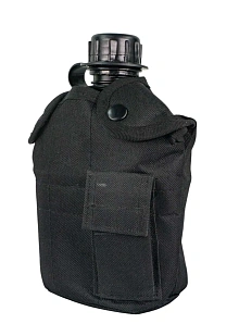 детальное фото Фляга Tactical Arms 1L с котелком, чёрный интернет-магазин "Планета страйкбола"