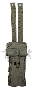 детальное фото Подсумок магазина АК 2шт. ССО molle олива интернет-магазин "Планета страйкбола"