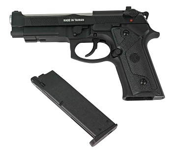 KJW Пистолет Beretta M9 IA, greengas, черный (ia.bk)