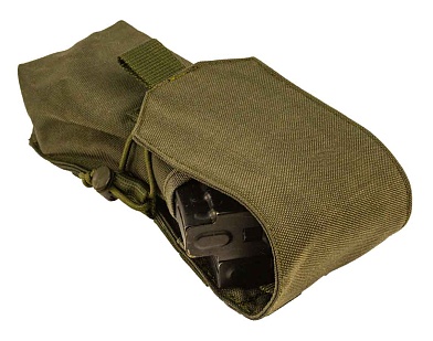 Подсумок Strike под 2 АК с клапаном, олива кордура