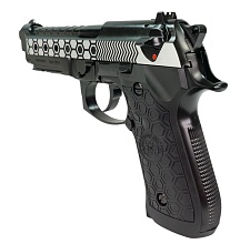 Пистолет WE M92-Hex Cut-2Tone-w/rail-AUTO (we-m014-2t)
