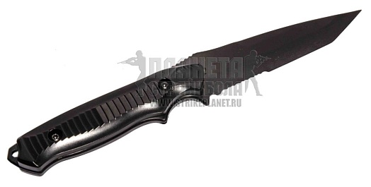Нож тренировочный T&D Gerber-CFB с текстильными ножнами черный (td202bk)