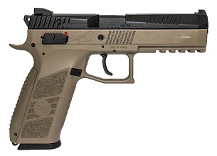 Пистолет KJW CZ P-09 Duty, tan, greengas (p-09-tan)