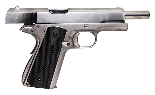 Пистолет WE Colt M1911 A1, хром (we-e006b-tac)