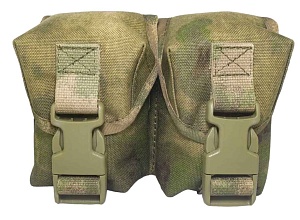 Подсумок Strike под гранату бесшумный двойной, A-TACS Camo кордура