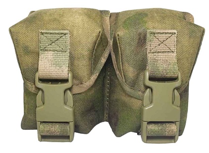 Подсумок Strike под гранату бесшумный двойной, A-TACS Camo кордура