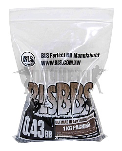 детальное фото для раздела Шары BLS 0.43г. 2300шт. серые (bls-1kg-p43) интернет-магазин "Планета страйкбола»