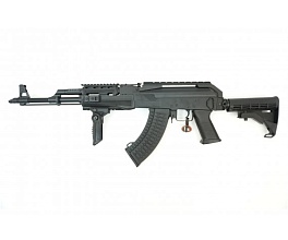 фото детально автомат cyma ак47 tactical, тактический обвес (cm039c) интернет-магазин "Планета страйкбола"