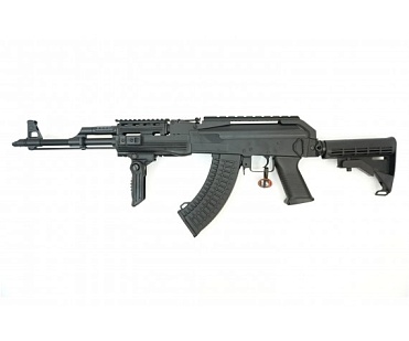 фото детально автомат cyma ак47 tactical, тактический обвес (cm039c) интернет-магазин "Планета страйкбола"