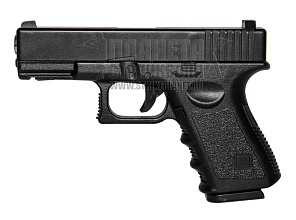 фото детально galaxy пистолет glock 19 с кобурой, спринг (g15+) интернет-магазин "Планета страйкбола"