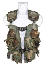 детальное фото для раздела Разгрузочный жилет US Army Enhanced Tactical Load Bearing Vest, woodland (Б/У) интернет-магазин "Планета страйкбола»