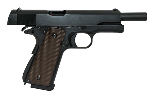Пистолет KJW COLT M1911A1 GBB, CO2, черный (1911.CO2II)